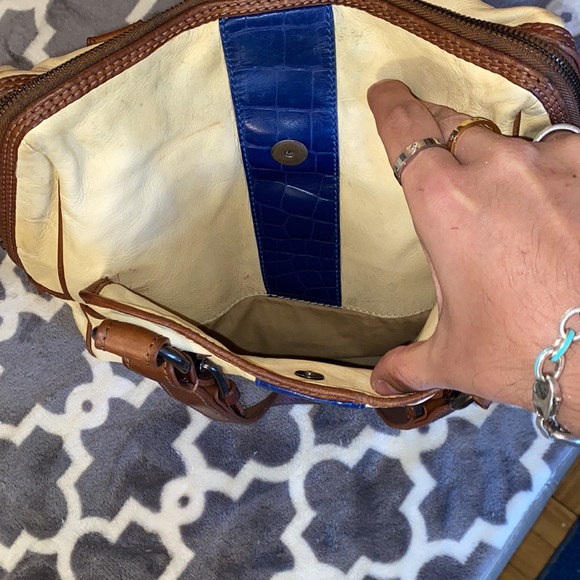 Authentic RareEdition Vintage Celine GM MODEL croc stripe bag limited edition 💋 - Picture 11 of 14